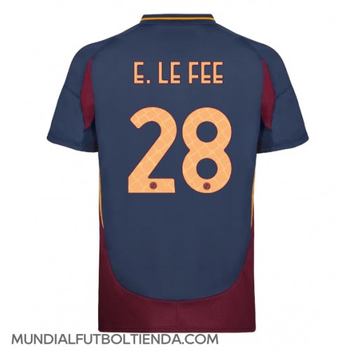 Camiseta AS Roma Enzo Le Fee #28 Tercera Equipación Replica 2024-25 mangas cortas